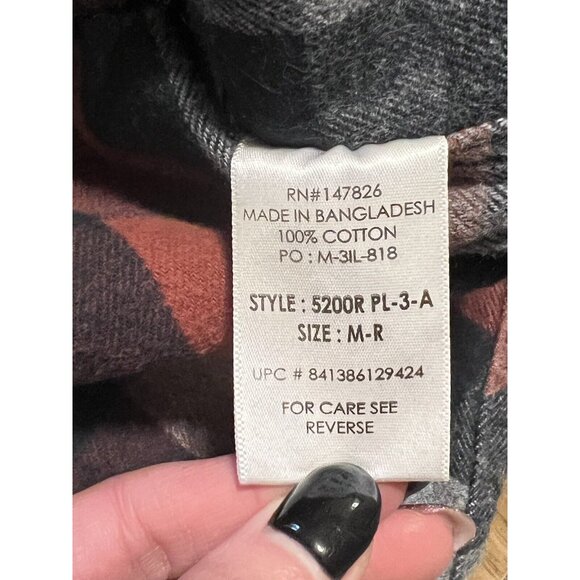 Vintage Five Brother Woven Shirt Shacket Mens Size Medium R Heavyweight Hiking - Picture 13 of 15